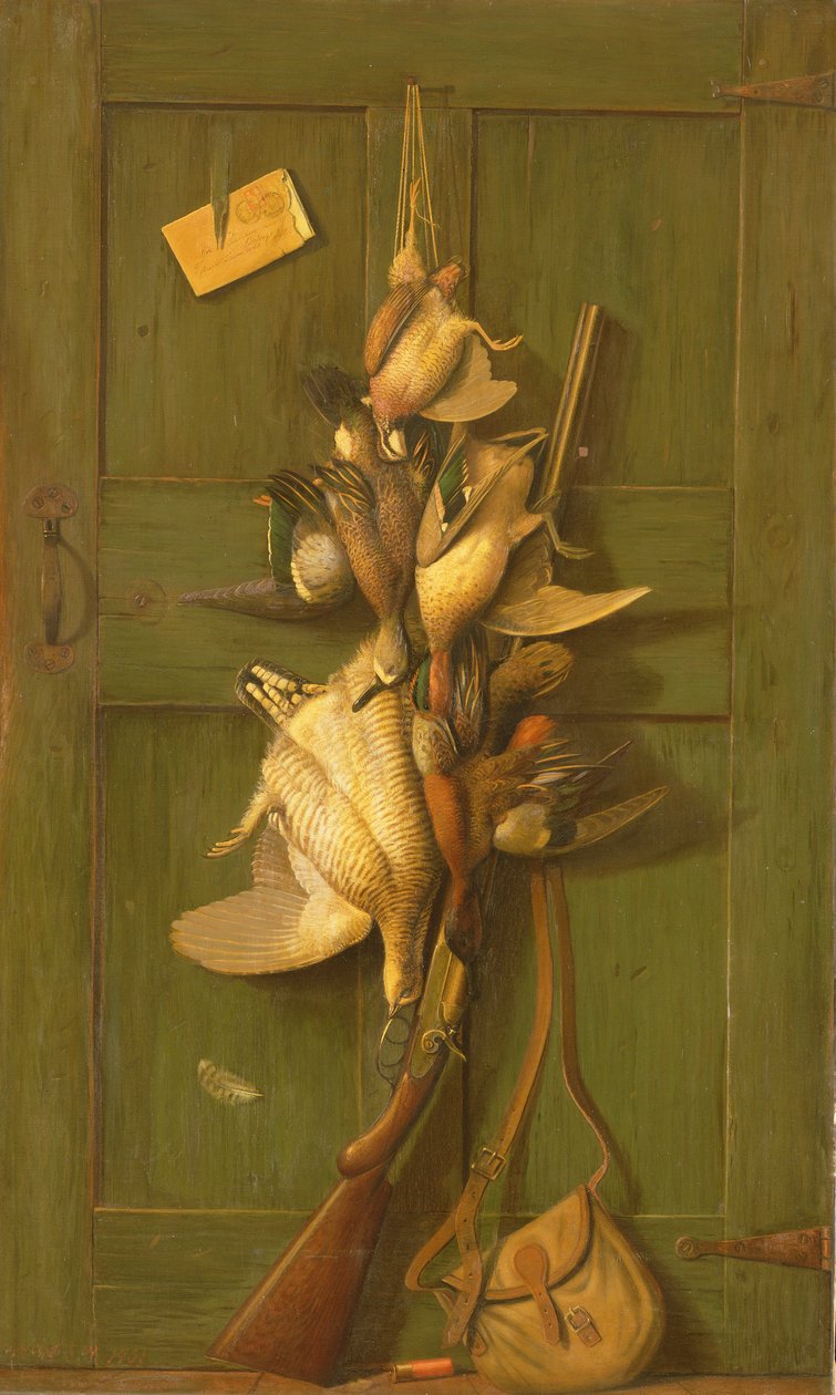 Jagtens trofæ, ca. 1901 af Richard la Barre Goodwin