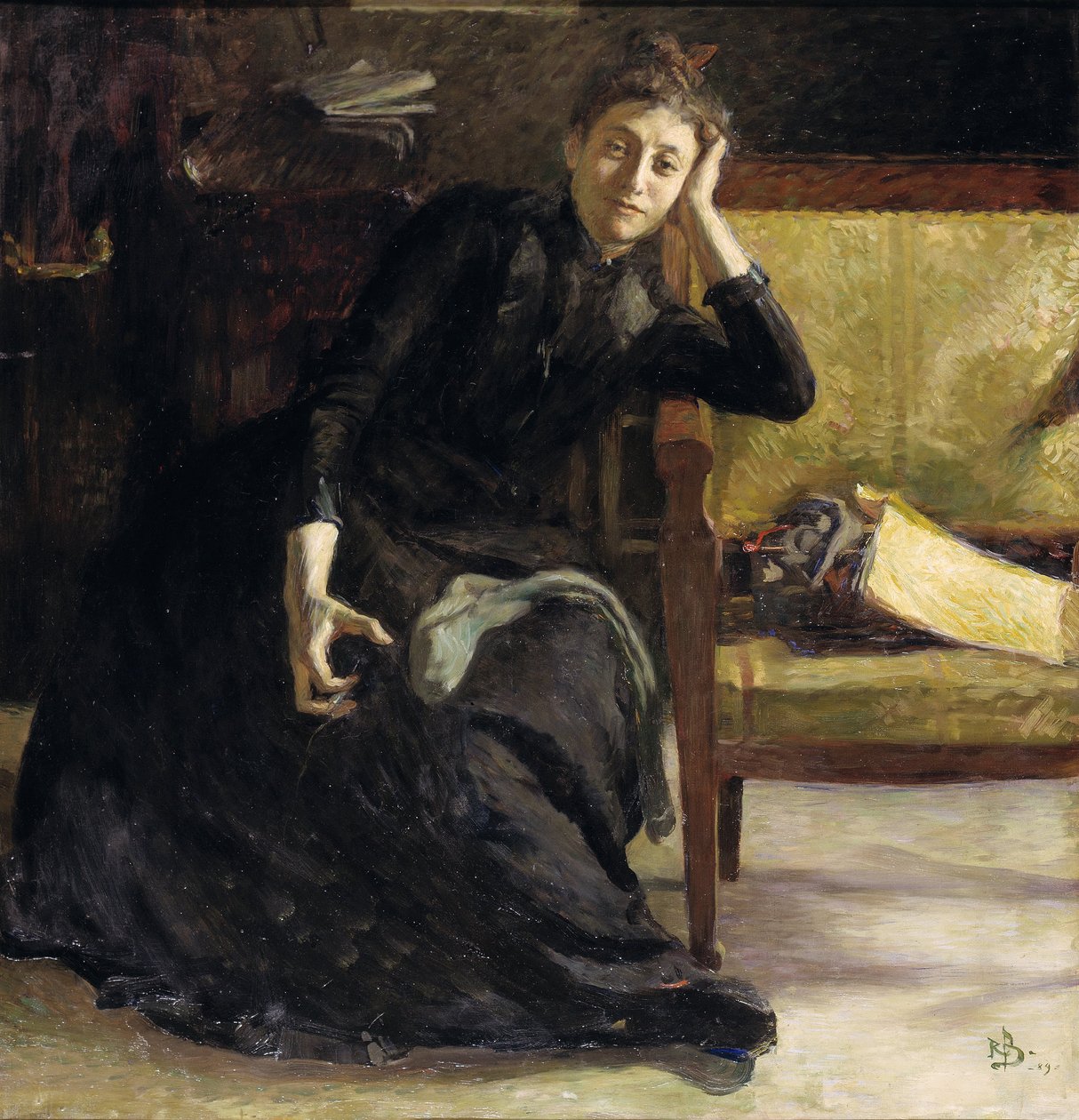 Kunstneren Eva Bonnier af Rickard Bergh