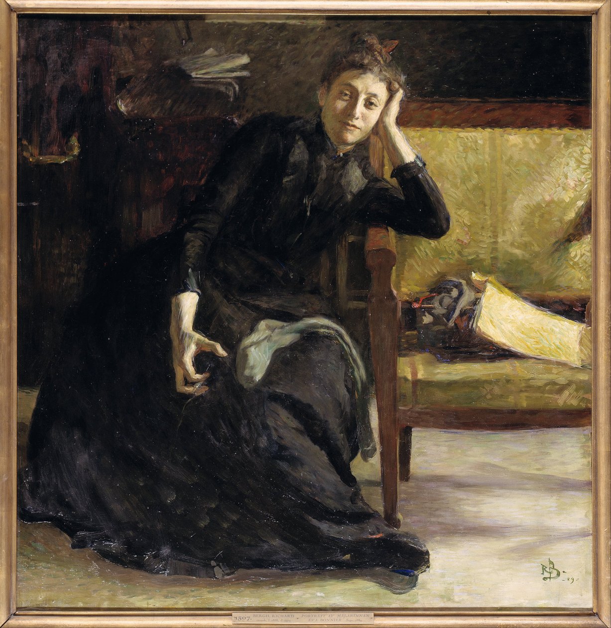 Kunstneren Eva Bonnier af Rickard Bergh