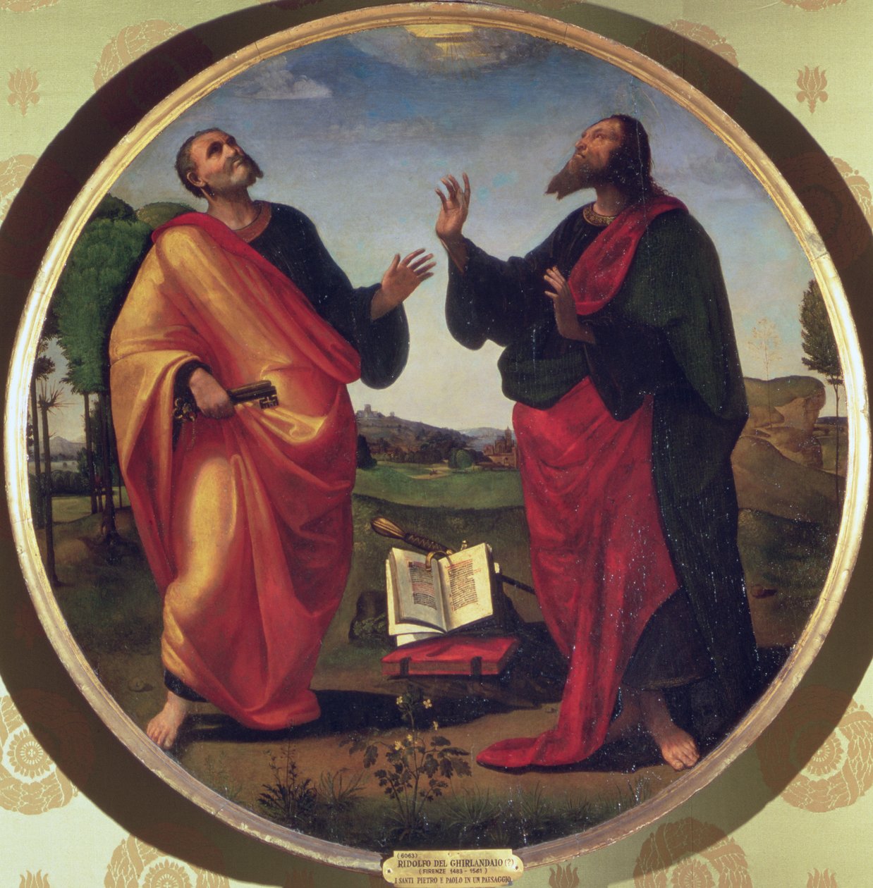 St. Peter og St. Paul af Ridolfo , Il Ghirlandaio