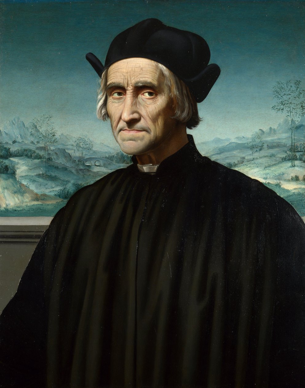 Portræt af Girolamo Benivieni af Ridolfo del Ghirlandaio