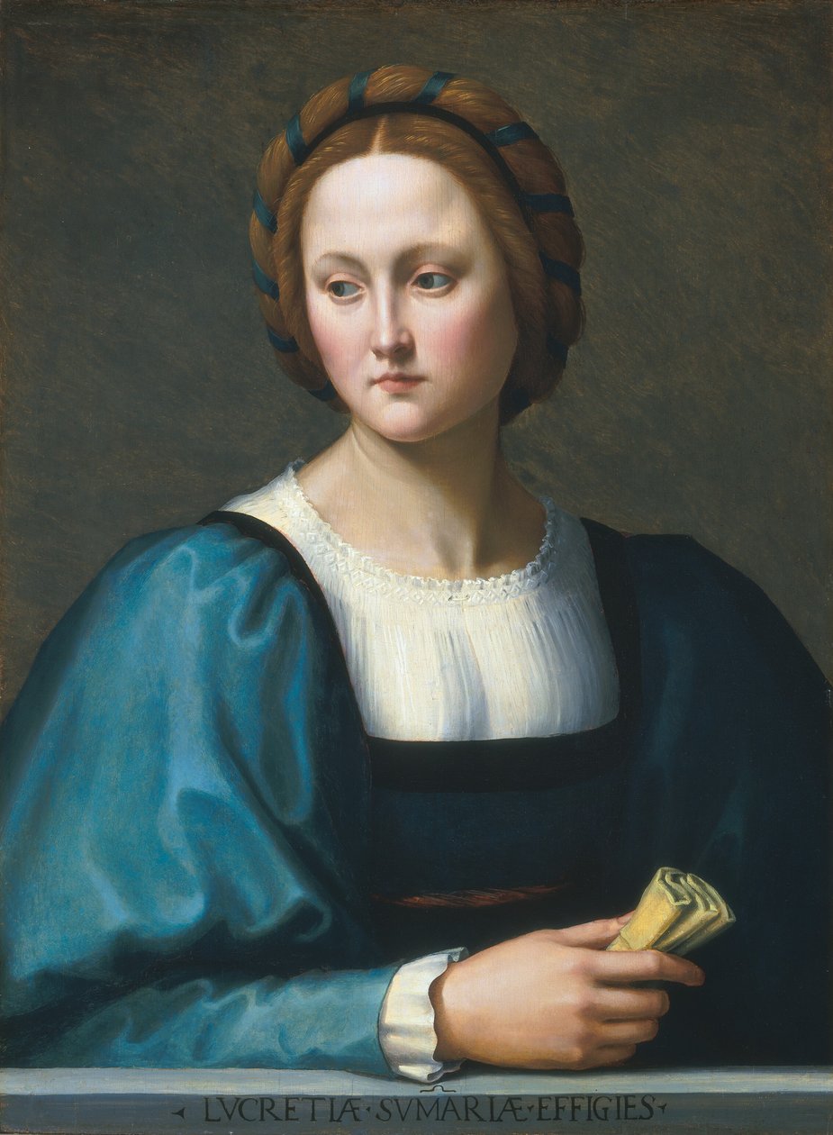 Lucrezia Sommaria af Ridolfo Ghirlandaio