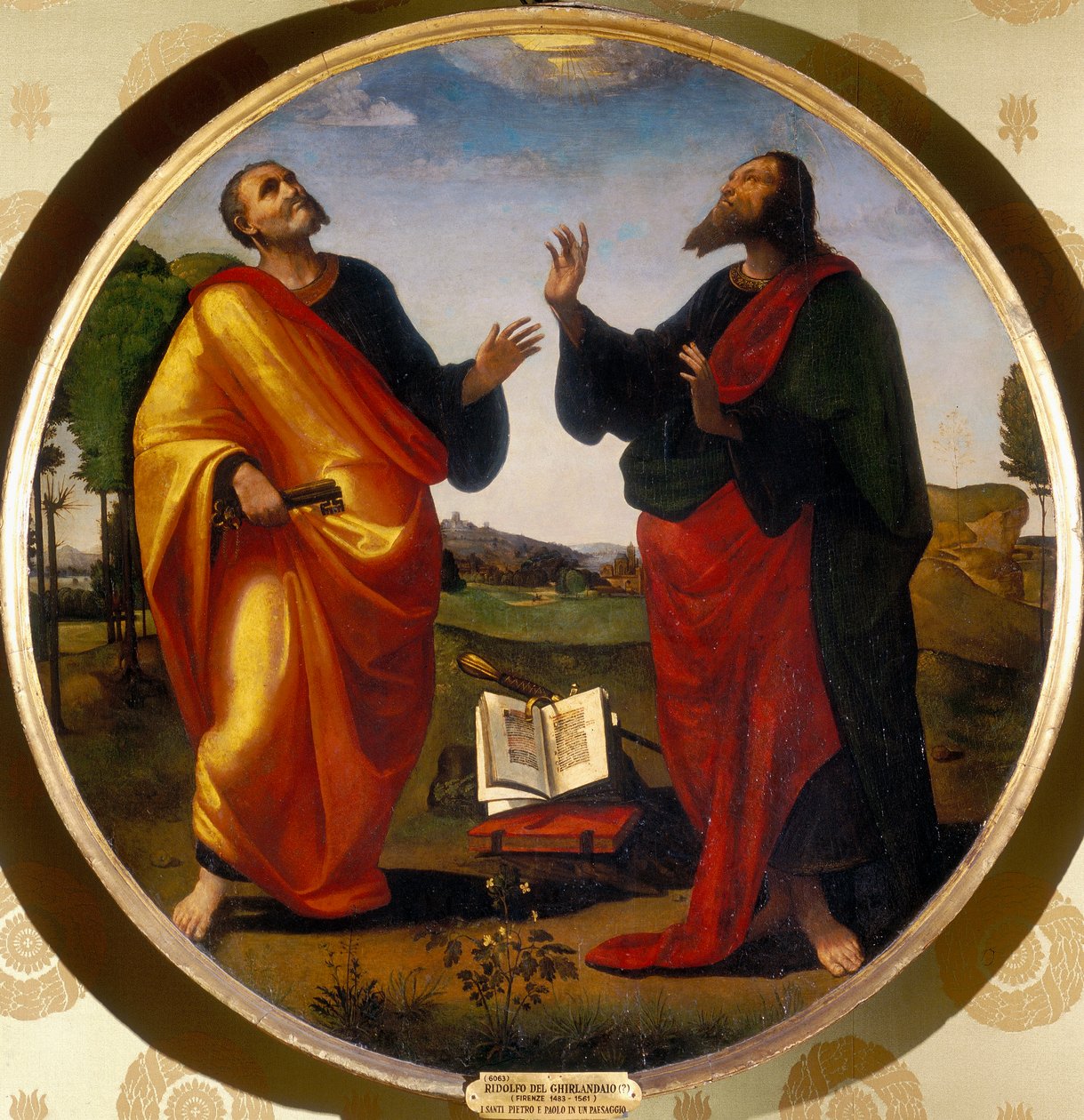 De hellige Peter og Paulus af Ridolfo Il  Ghirlandaio