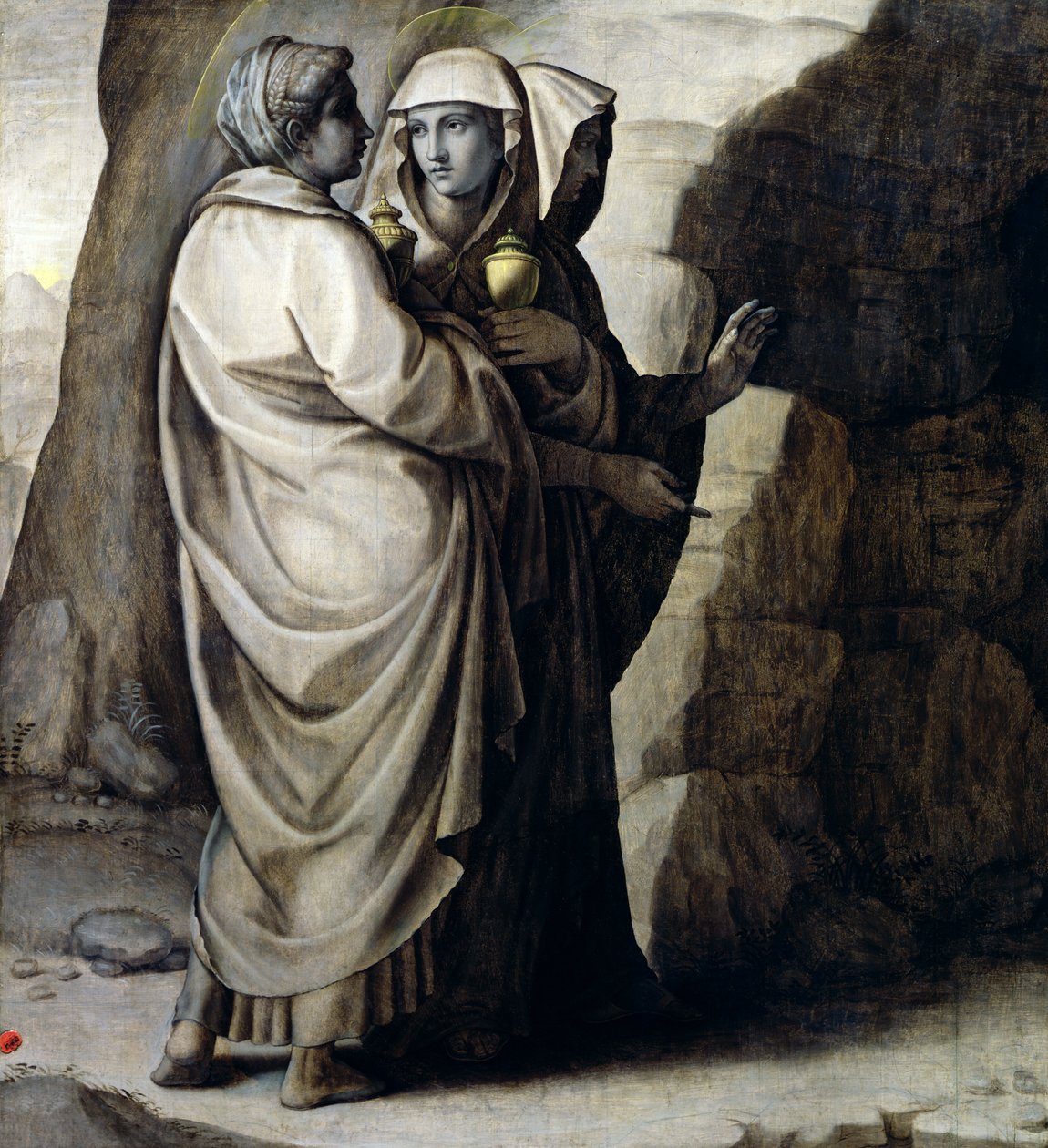 De hellige kvinder ved graven af Ridolfo , Il Ghirlandaio
