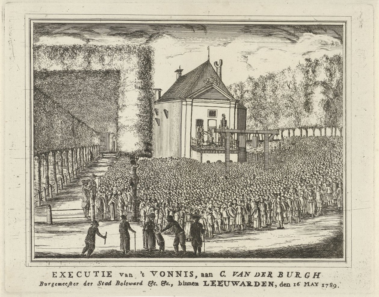 Henrettelse af Cornelis van den Burgh, 1789 Henrettelse af 