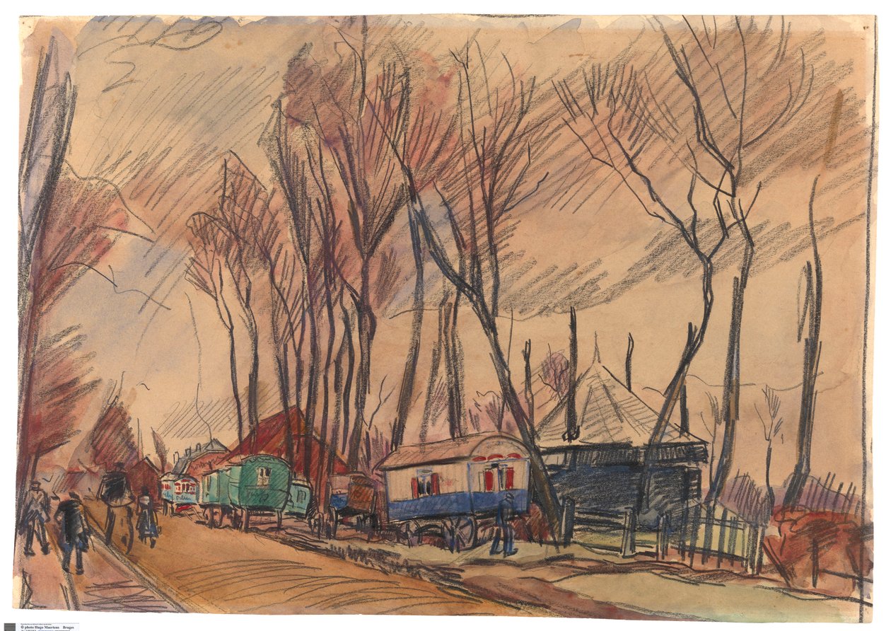 Vej i regnen – Amersfoort af Rik Wouters