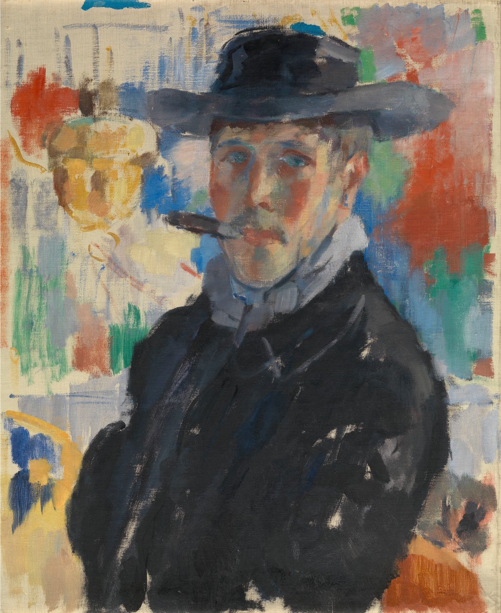 Selvportræt med cigar af Rik Wouters