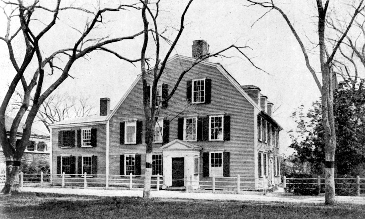 House of Oliver Wendell Holmes i Cambridge, Mass., U.S.A., 1923. af Rischgitz Collection