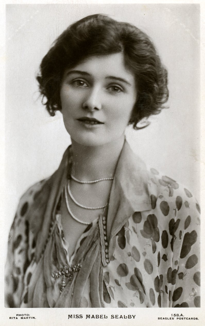 Mabel Sealby, britisk skuespillerinde, c1900-c1910s. af Rita Martin