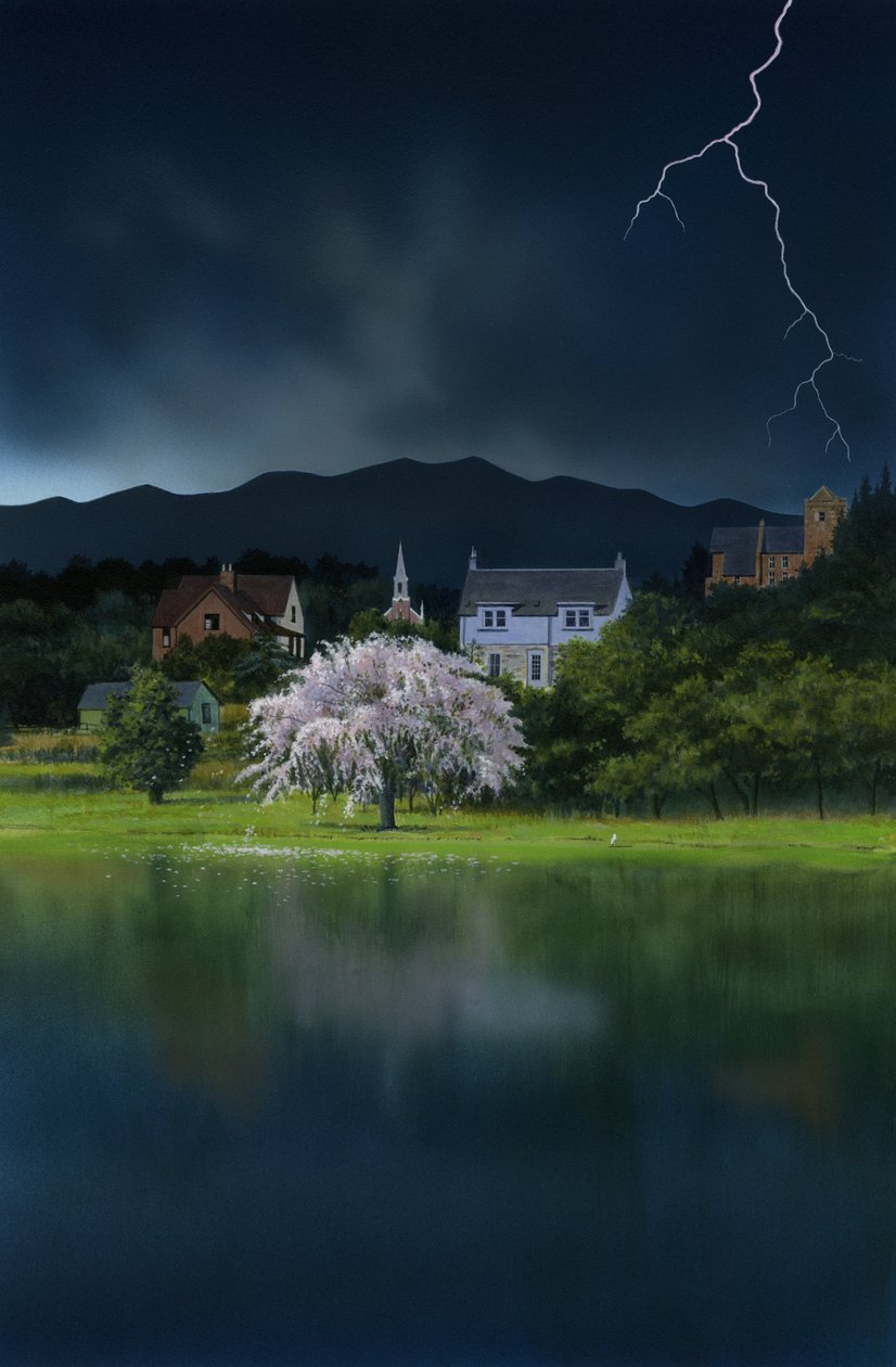 The Cruelest Month, 2008 (Akryl på plade) af Rob Wood