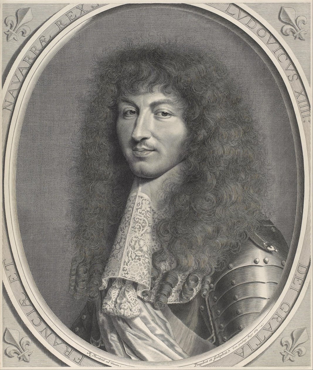 Portræt af Louis XIV af Robert Nanteuil
