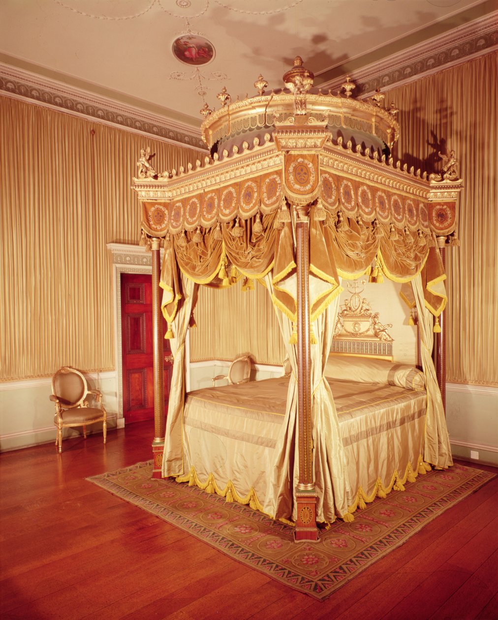 State Bed Chamber at Osterley Park af Robert Adam, færdiggjort 1775-76 af Robert Adam