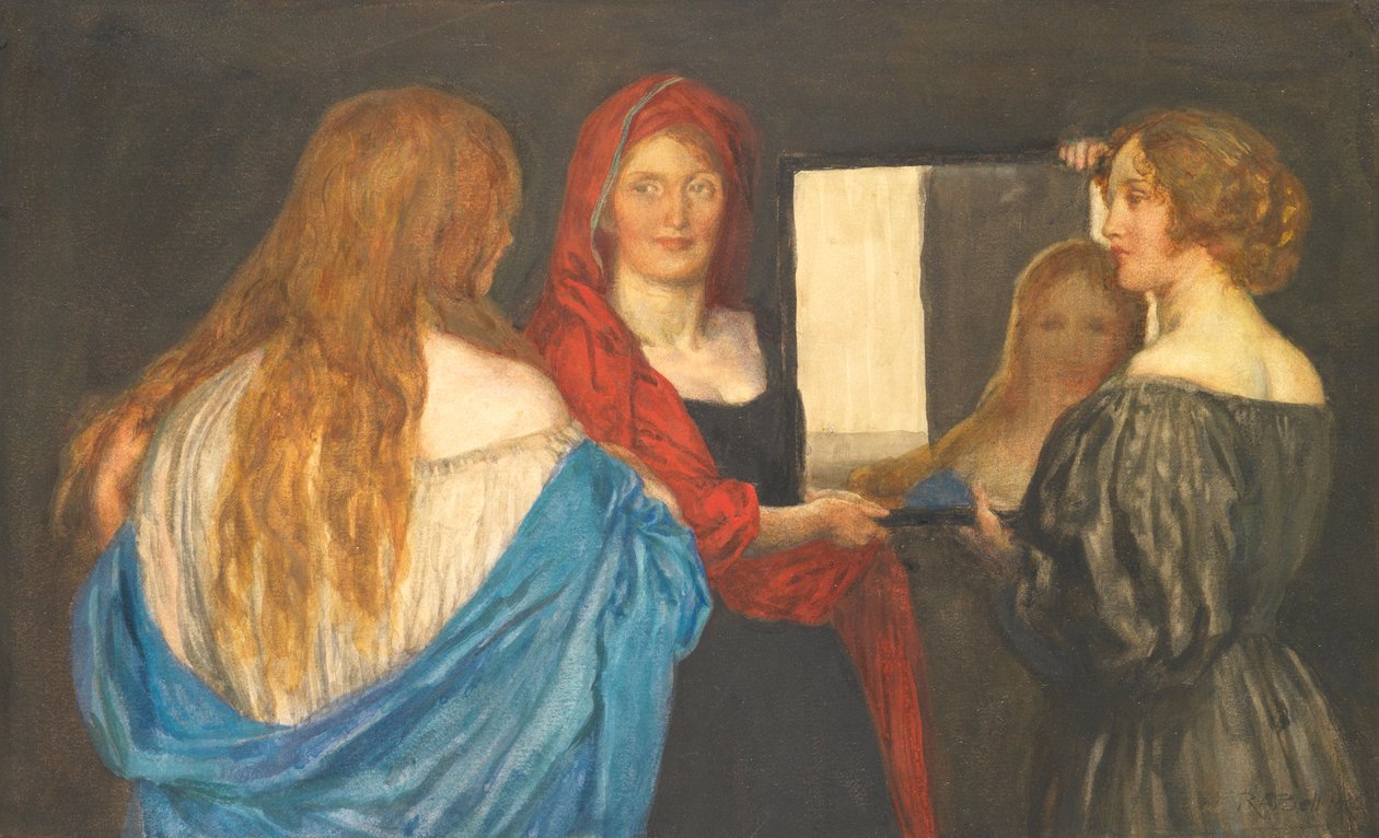 Toilettet, 1905 (wc ombord) af Robert Anning Bell