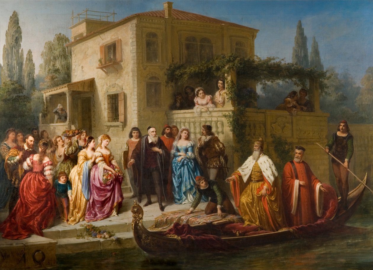 Dogen af Venedigs besøg hos Tizian, 1870-71 af Robert Antoine Muller