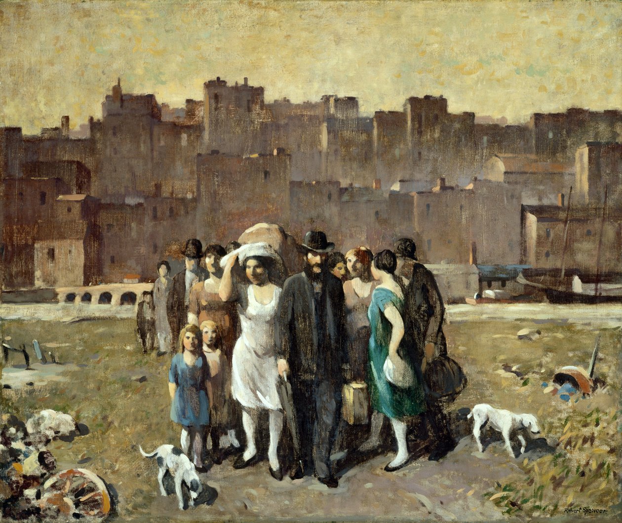 Udvandringen, 1928 af Robert C. Spencer