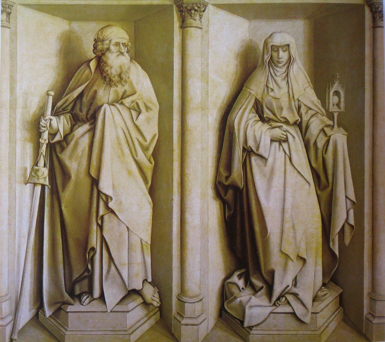 Sant Jaume i Santa Clara af Robert Campin