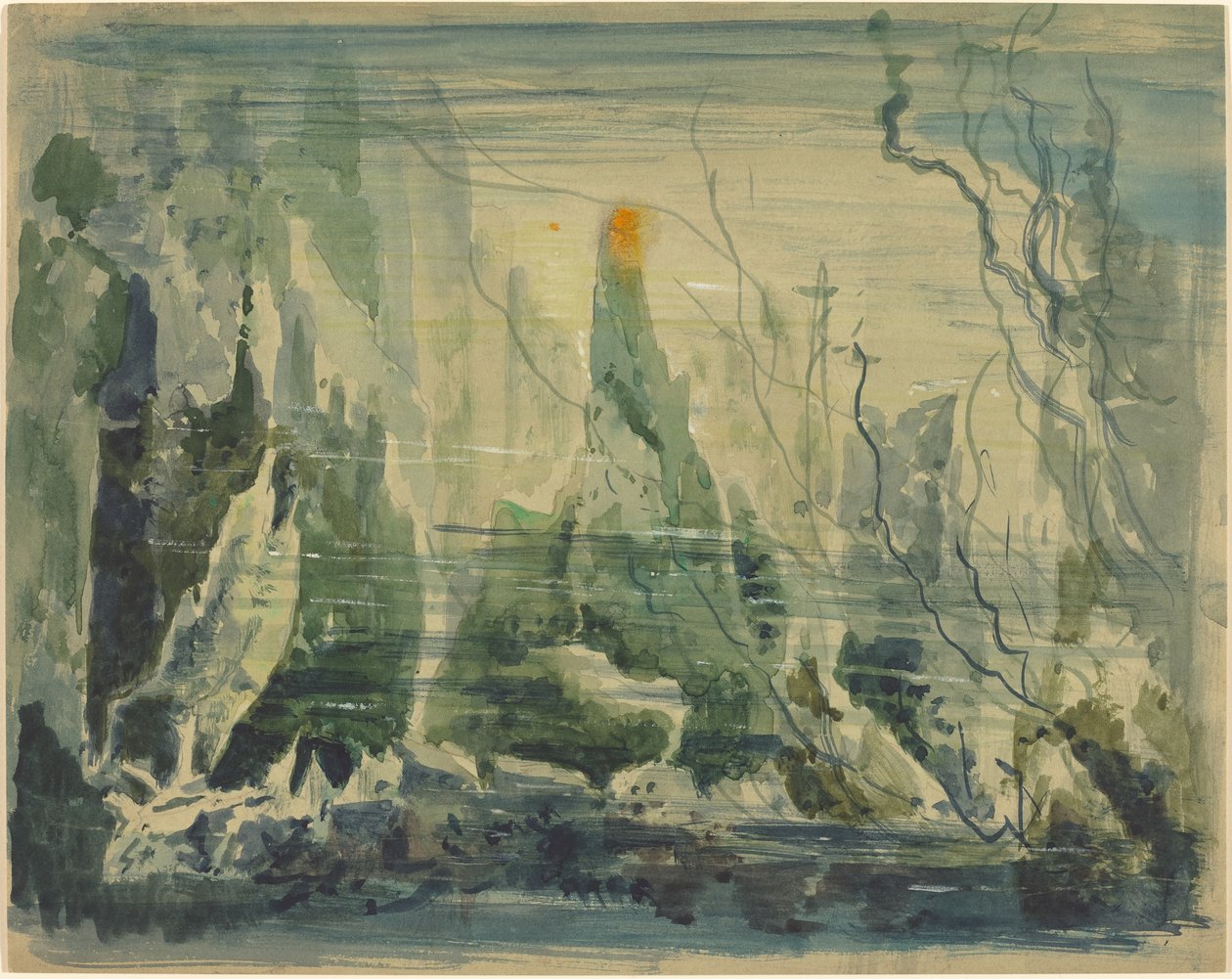 Undervandsscene af Robert Caney