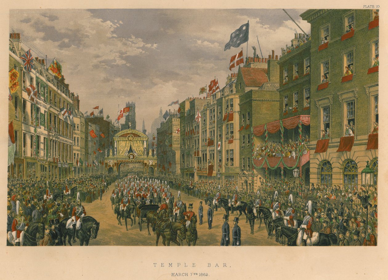 Temple Bar, 7. marts 1863, 1863 af Robert Charles Dudley