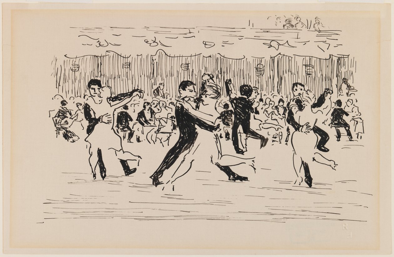 Ballroom scene (par danser) af Robert Cozad Henri