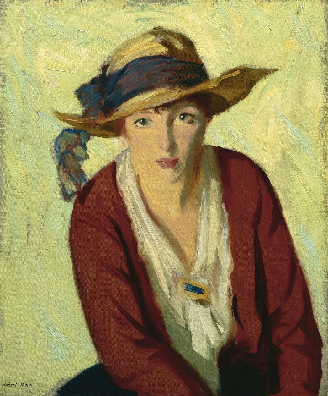 Strandhatten, 1914 af Robert Cozad Henri