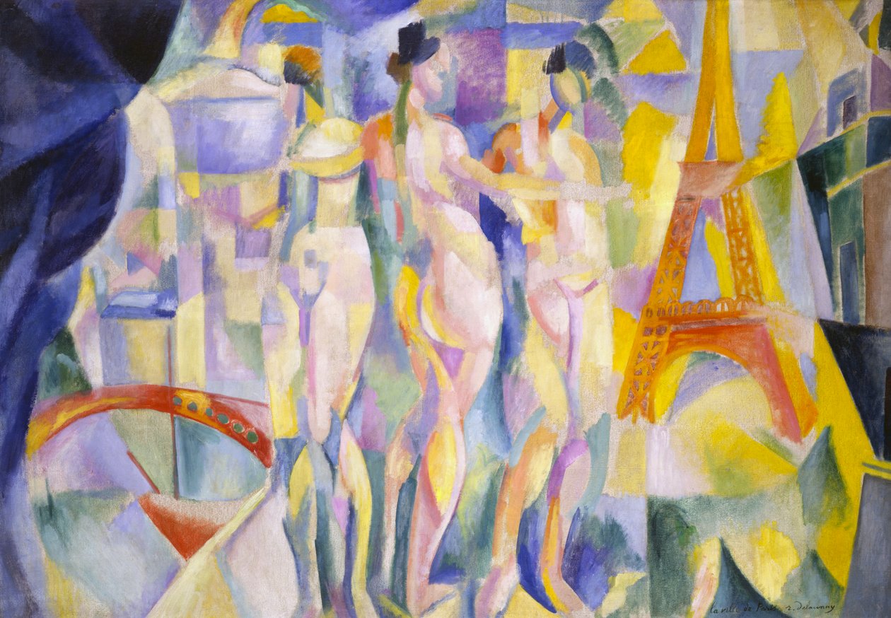 Byen Paris af Robert Delaunay
