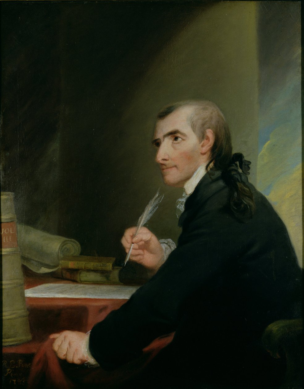 Francis Hopkinson (1738-91) af Robert Edge Pine