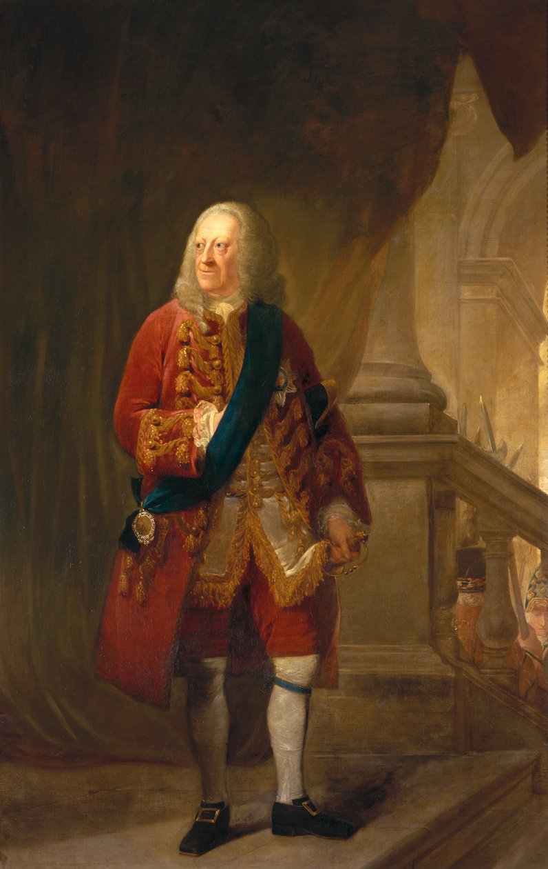Kong George II, 1759 af Robert Edge Pine