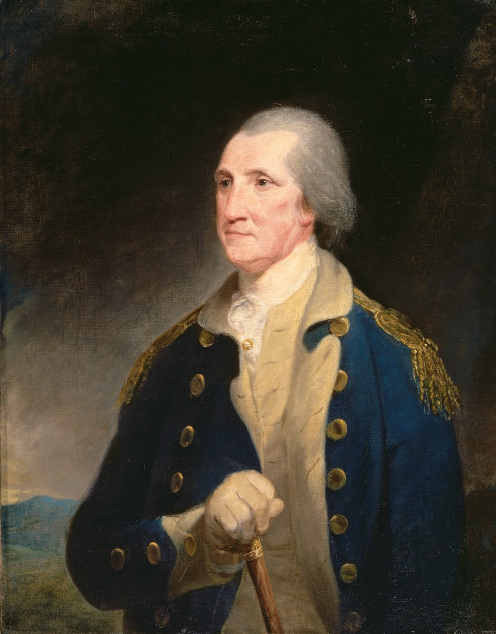 Portræt af George Washington af Robert Edge Pine