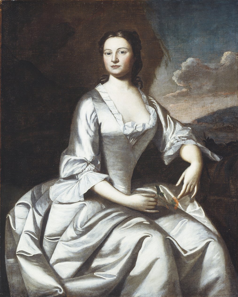 Hermione Pelham Banister (Mrs. John Banister) 1748 af Robert Feke
