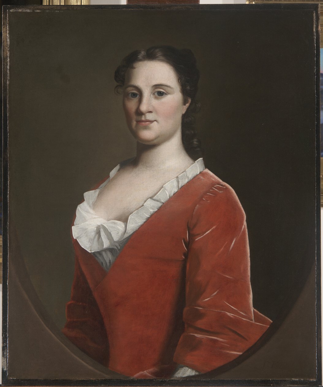 Fru Benjamin Lynde, Jr., ca. 1748 af Robert Feke