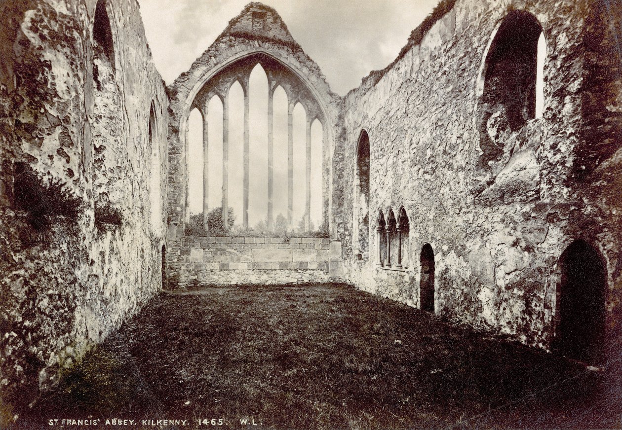 St. Francis Abbey, Kilkenny (sepiafoto) af Robert French