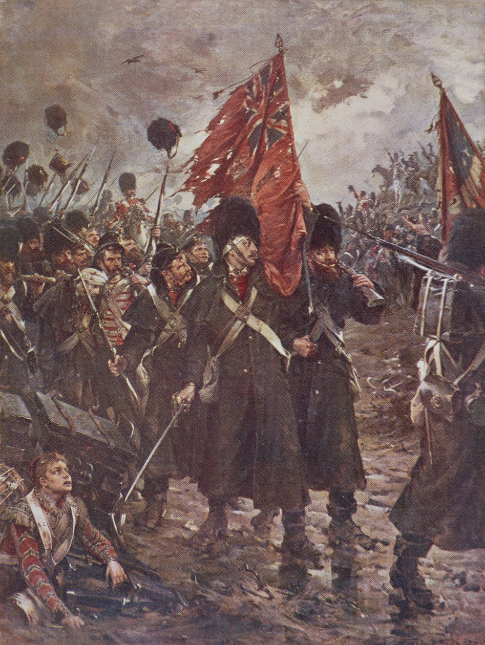 The Guards at Inkerman, 5. november 1854, illustration fra 