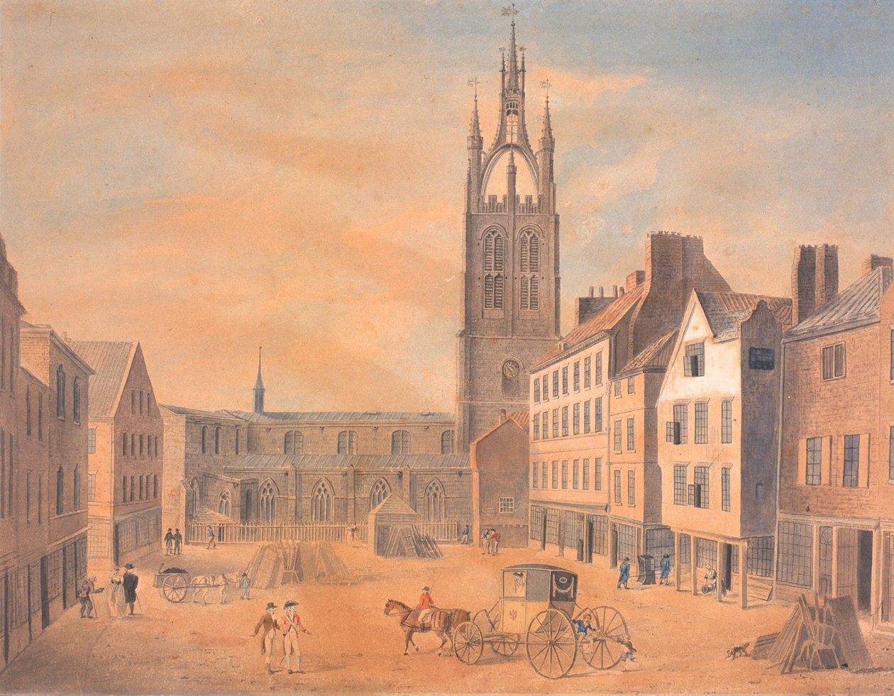 Nordlig udsigt over St Nicholas