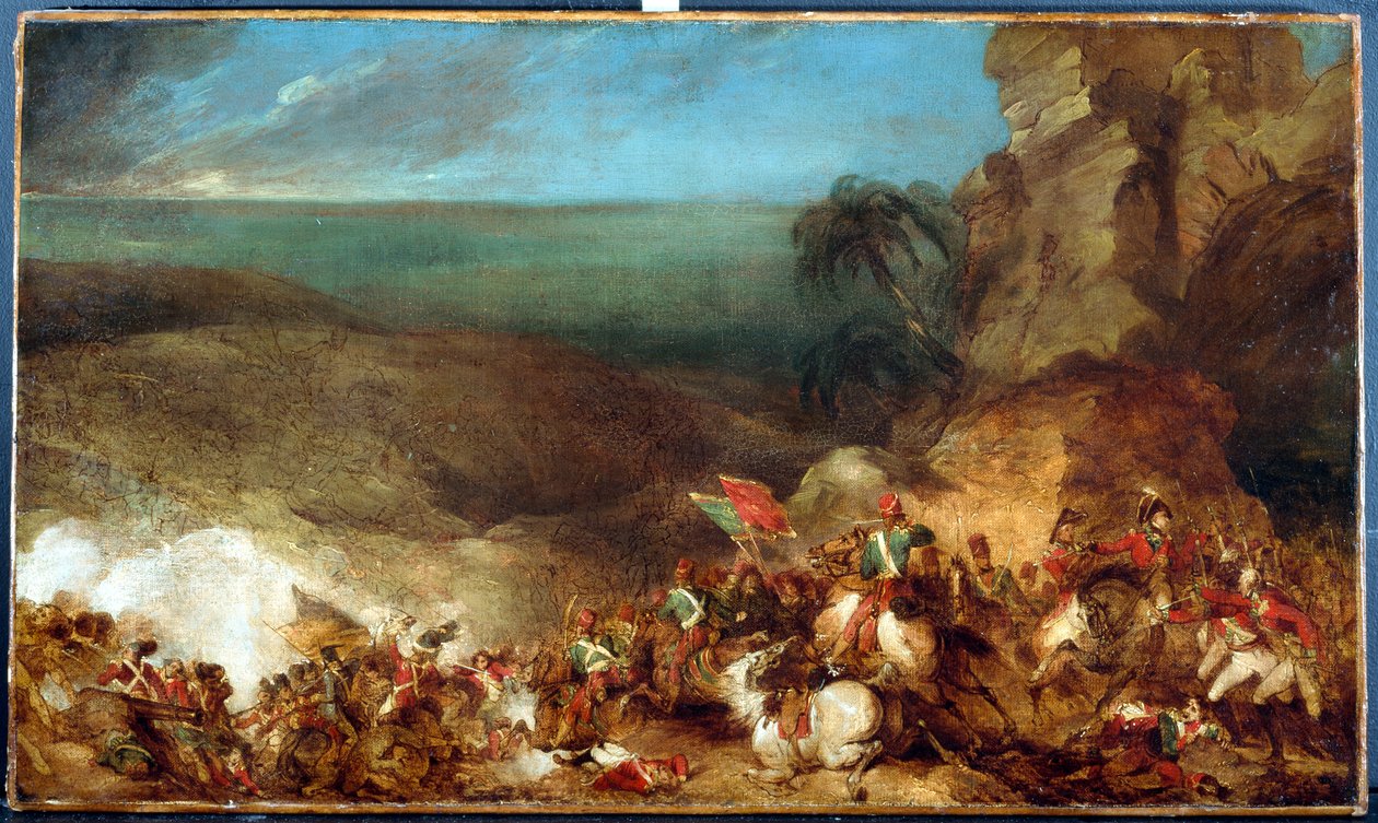 Slaget ved Alexandria den 21. marts 1801, ca. 1801 af Robert Kerr Porter