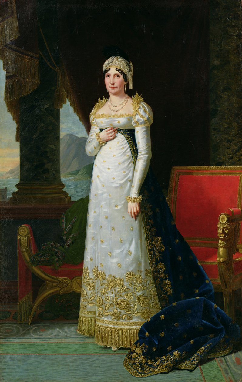 Marie-Laetitia Ramolino (1750-1836) 1813 af Robert Lefevre
