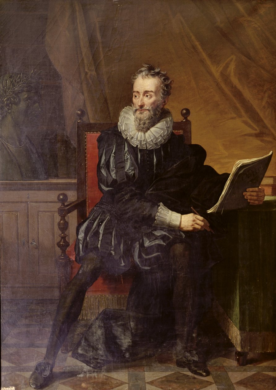 Portræt af Francois de Malherbe (1555-1628) 1822 af Robert Lefevre
