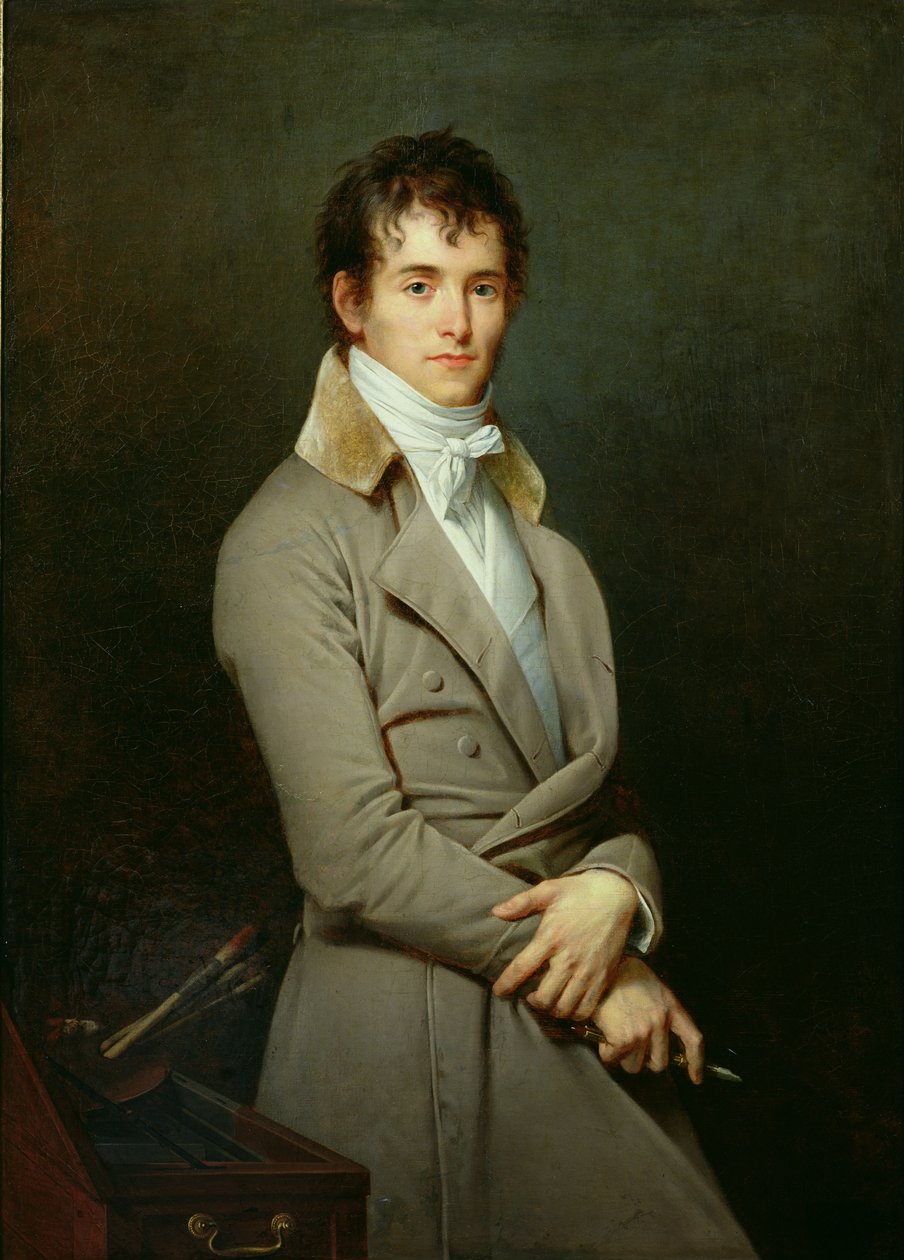 Portræt af Paulin-Guerin (1783-1855) 1801 af Robert Lefevre