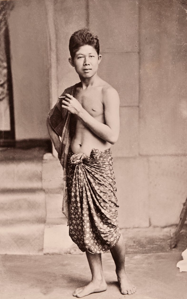 En siamesisk mand, ca. 1890 af Robert Lenz