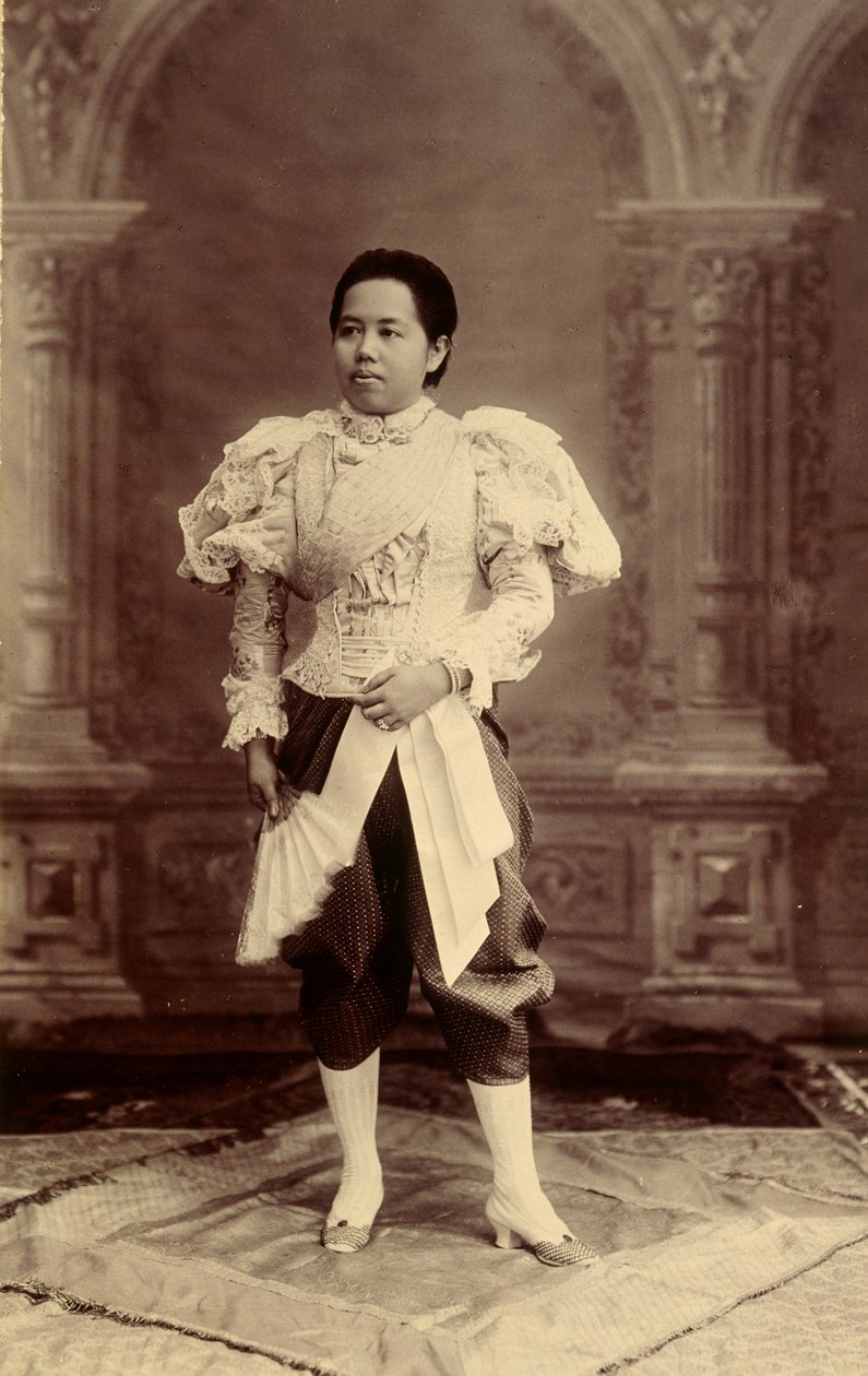 Dronning Saovabha Bongsri, 1890 af Robert Lenz
