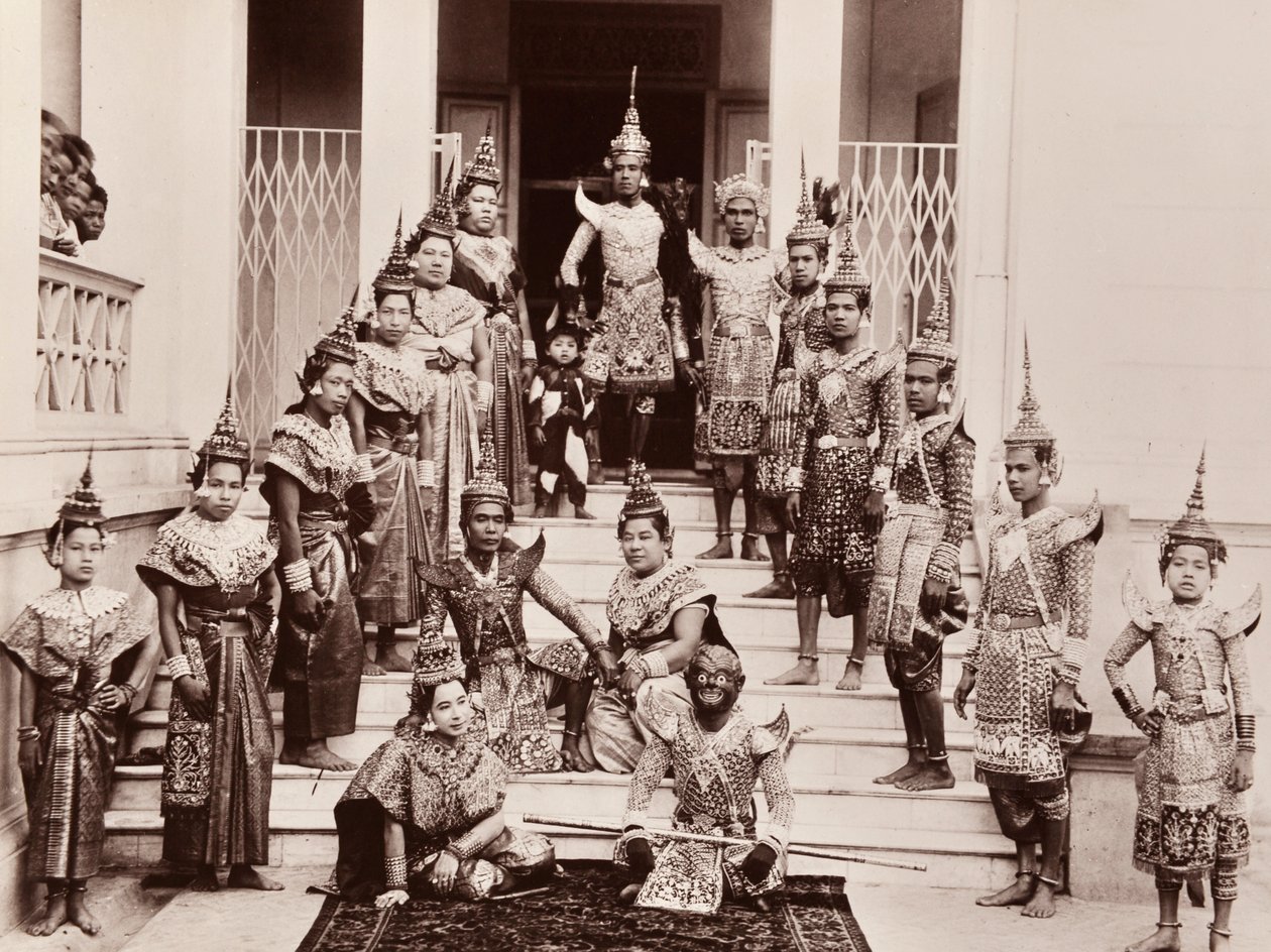 Thai klassiske dansere, ca. 1900 af Robert Lenz