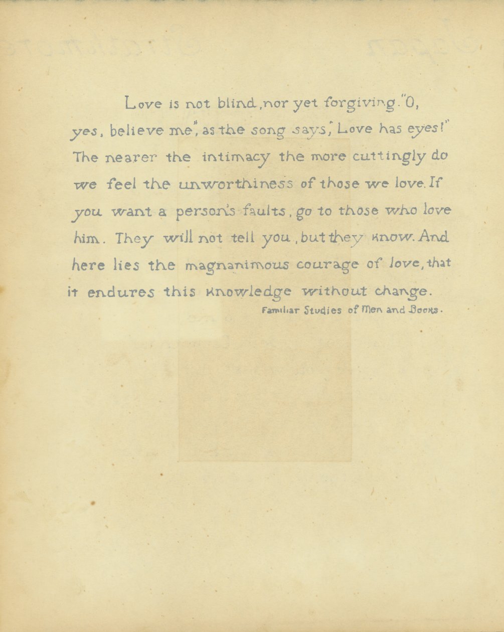 Citat af Robert Louis Stevenson fra Familiar Studies of Men and Books af Robert Louis Stevenson