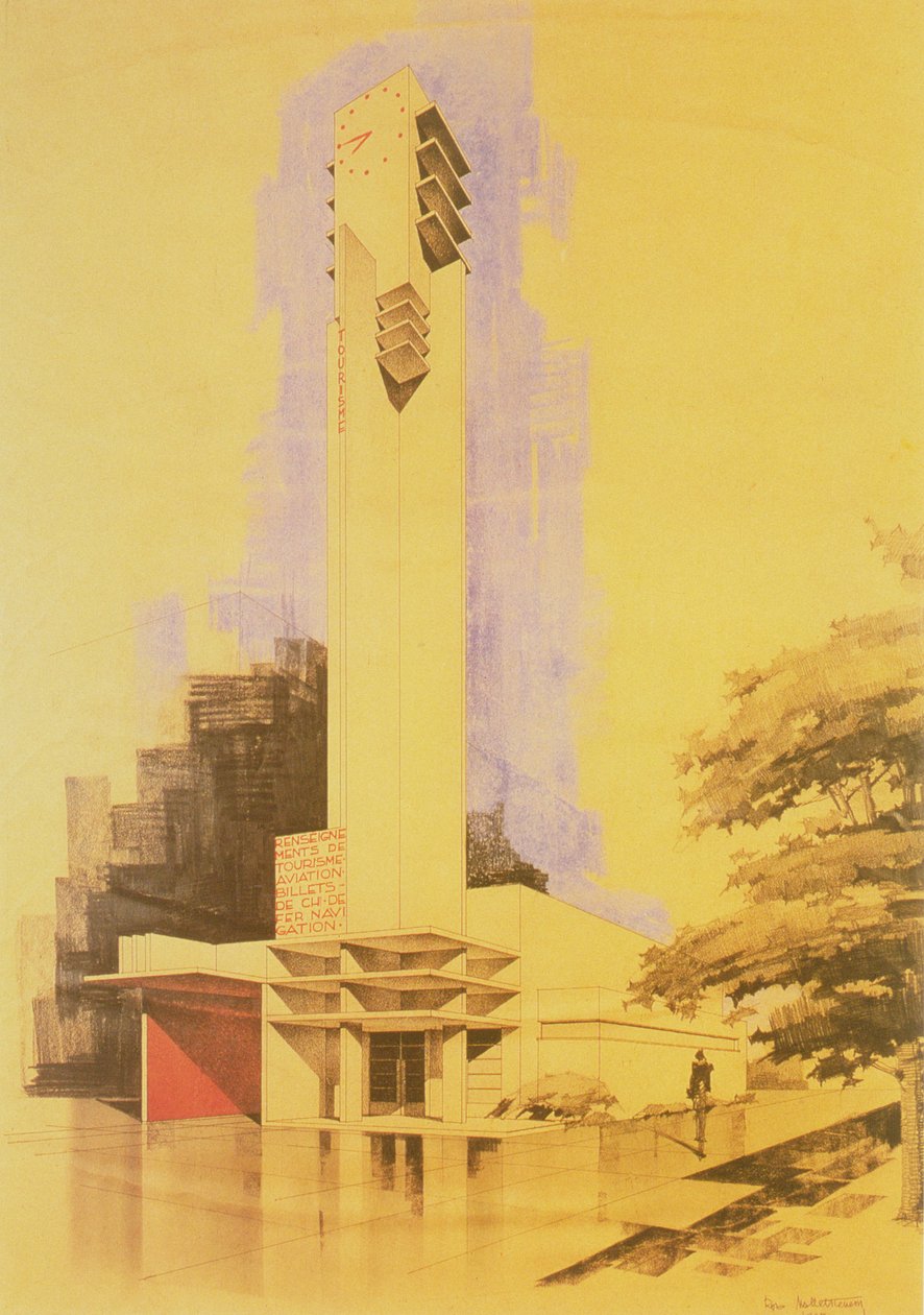 Informations- og turismepavillon, 1925 af Robert Mallet Stevens