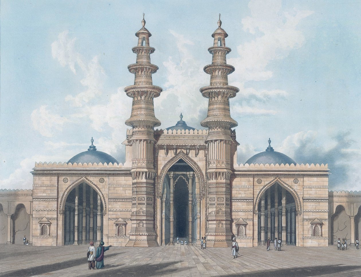 De rystende minareter i Ahmedabad af Robert Melville Grindlay