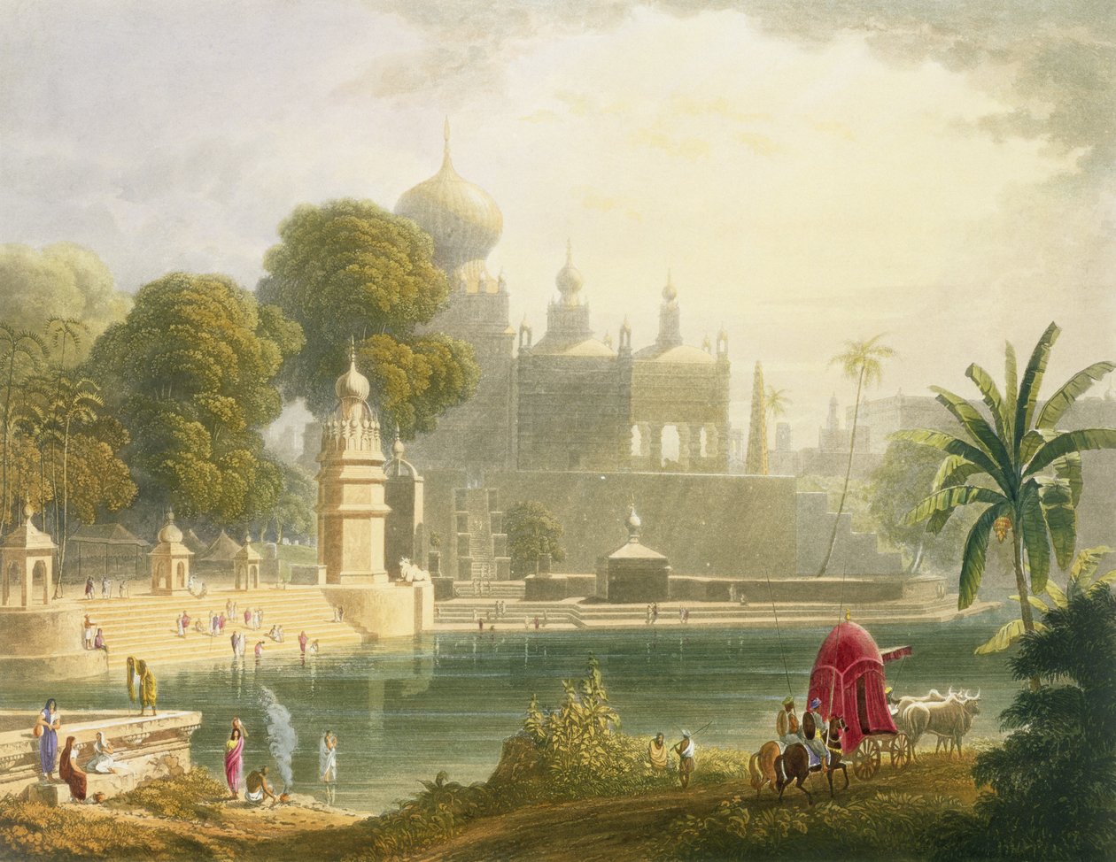 Udsigt over Sassoor i Deccan, fra bind II af 