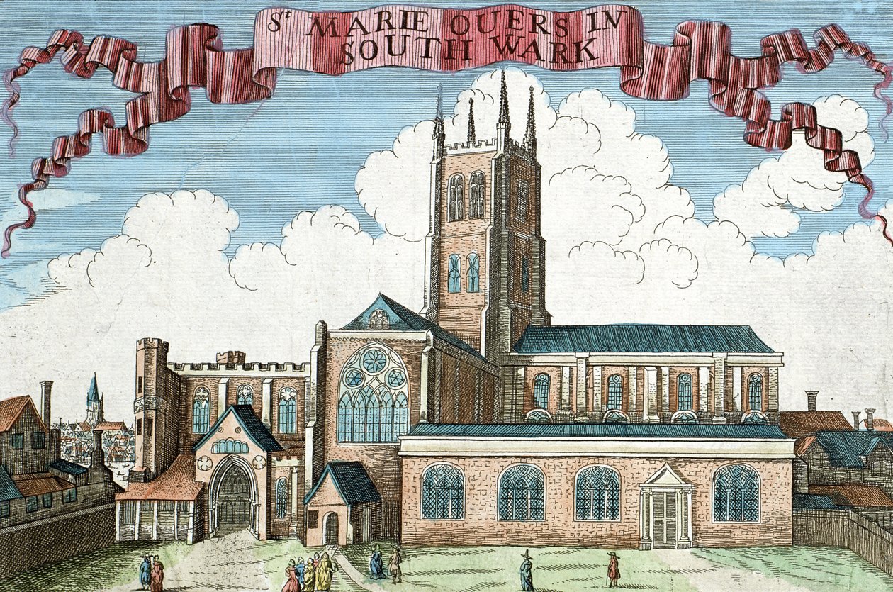 St. Marie Overie i Southwark, fra 