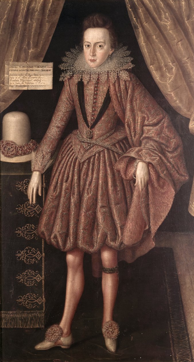 Charles I som prins af Wales, c.1612-13 af Robert Peake