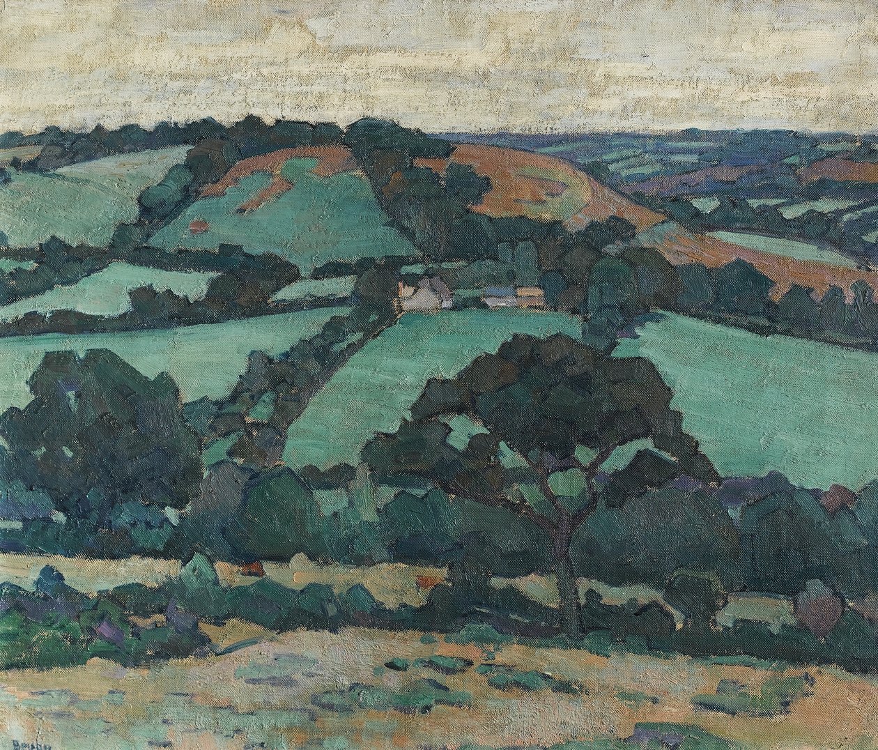 Brimley Hill, Devon, 1914-16 af Robert Polhill Bevan