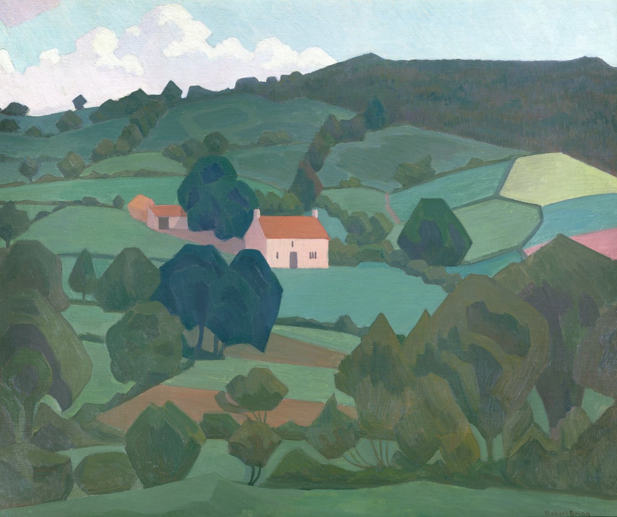 Burford Farm, Devon, 1918 af Robert Polhill Bevan