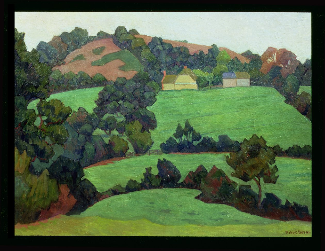 Landskab af Robert Polhill Bevan