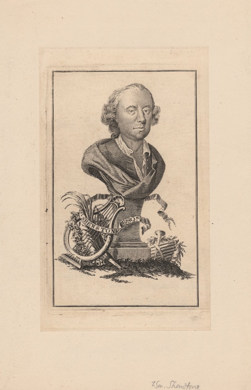 William Shenstone, ca. 1764 af Robert Pranker